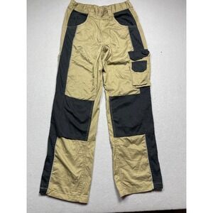 Unbranded Cargo Pants Cotton Twill Tan Black Size 30 Mens